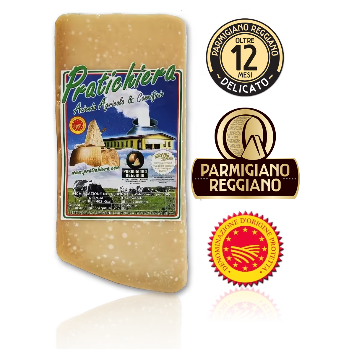 PARMIGIANO REGGIANO DOP 12 Mesi - DELICATO