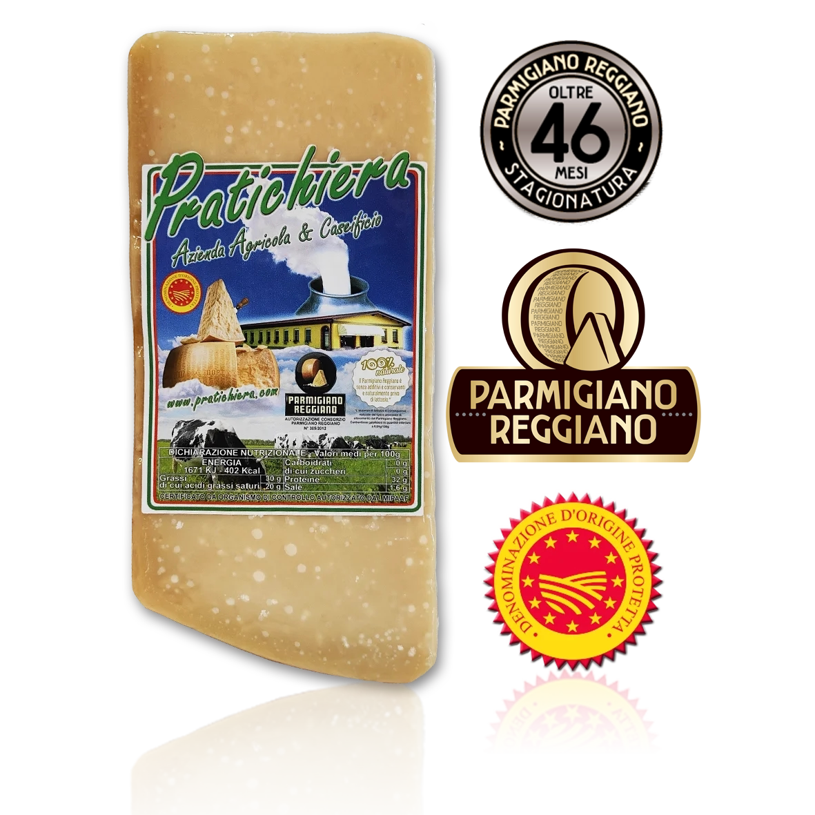 PARMIGIANO REGGIANO oltre 46 Mesi 1 KG