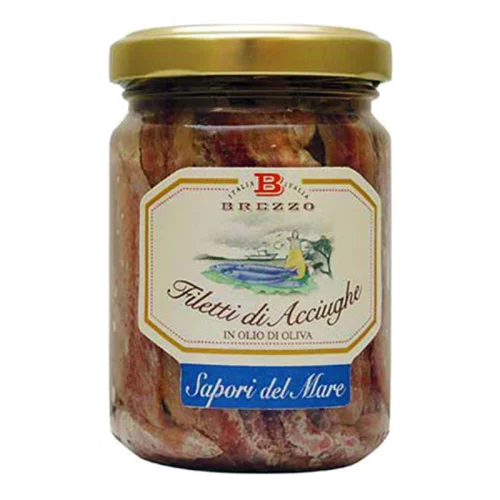 Filetti di acciughe in olio d'oliva