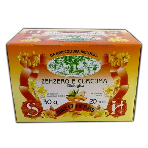 Tisana Bio Sweet Herbs - Zenzero e Curcuma