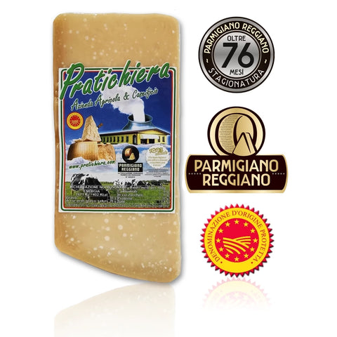 PARMIGIANO REGGIANO DOP Stagionato oltre 80 Mesi GRAN RISERVA - 1 Kg sotto vuoto