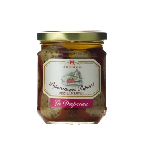 Peperoncini ripieni con Tonno e Acciughe