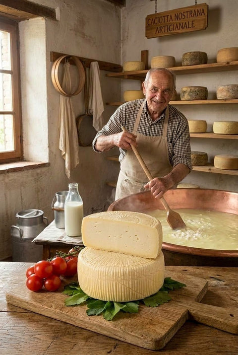 CACIOTTA NOSTRANA - 1.500g circa (2 1/2 sottovuoto) - Pratichiera
