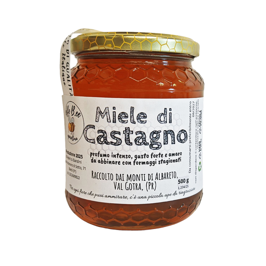 Miele italiano di castagno monti di Albareto (PR) - smielatura 2025 - 500g