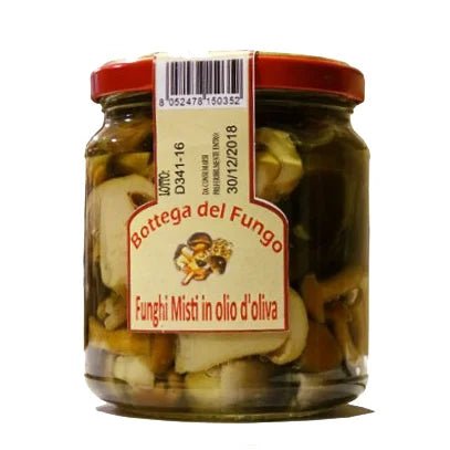 Funghi misti in olio d'oliva 270 g. - Pratichiera