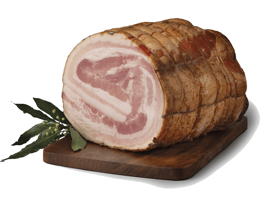 La CICCIOTTA® pancetta dolce cotta e affumicata - trancio sotto vuoto 650g c.a. - Pratichiera