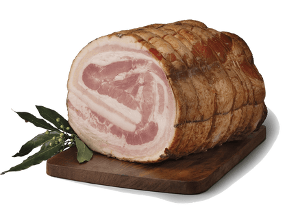 La CICCIOTTA® pancetta dolce cotta e affumicata - trancio sotto vuoto 650g c.a. - Pratichiera