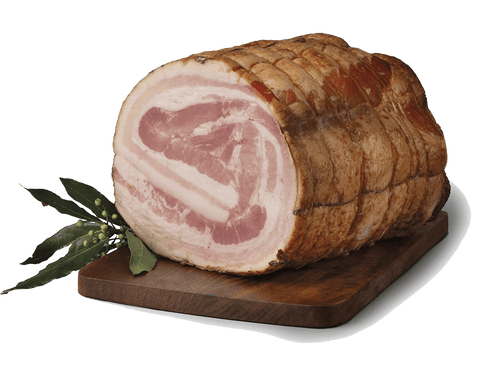 La CICCIOTTA® pancetta dolce cotta e affumicata - trancio sotto vuoto 650g c.a. - Pratichiera