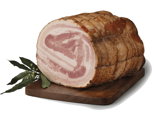 La CICCIOTTA® pancetta dolce cotta e affumicata - trancio sotto vuoto 650g c.a. - Pratichiera