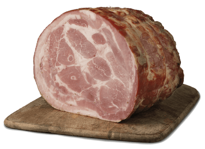 LA ROSA DI SANT'ANDREA® Pancetta coppata cotta italiana - trancio sotto vuoto 1000g circa - Pratichiera