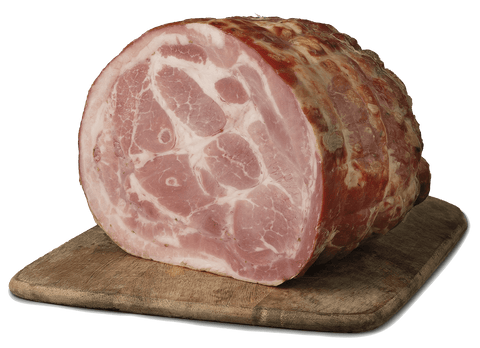 LA ROSA DI SANT'ANDREA® Pancetta coppata cotta italiana - trancio sotto vuoto 1000g circa - Pratichiera