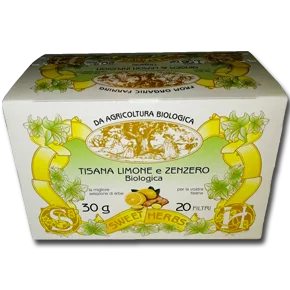 Tisana Bio Sweet Herbs - Limone e Zenzero