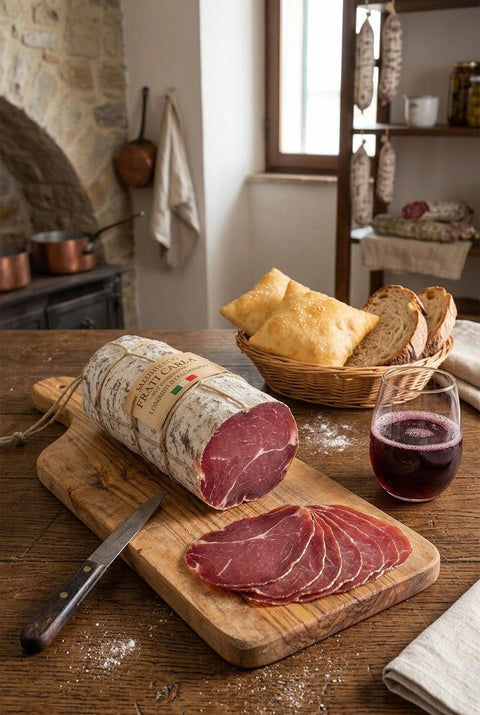 Cured Pork Loin (Lonzino) - 1/2 vacuum-packed, approx. 900g