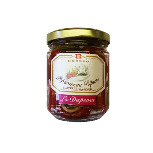 Peperoncini ripieni di Capperi e Acciughe