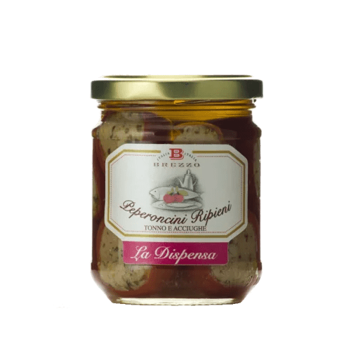 Peperoncini ripieni con Tonno e Acciughe - Pratichiera