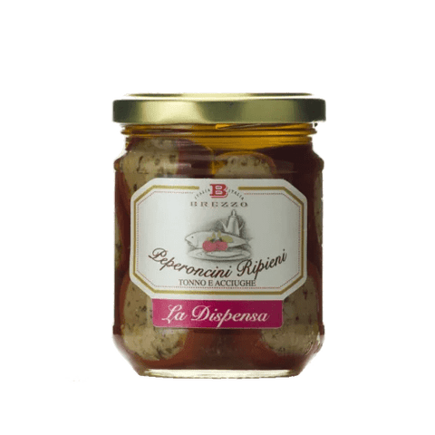 Peperoncini ripieni con Tonno e Acciughe - Pratichiera