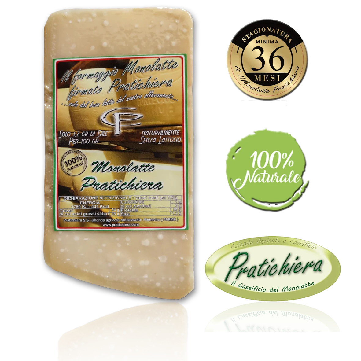 MONOLATTE PRATICHIERA oltre 36 Mesi STREPITOSO - 1kg sotto vuoto