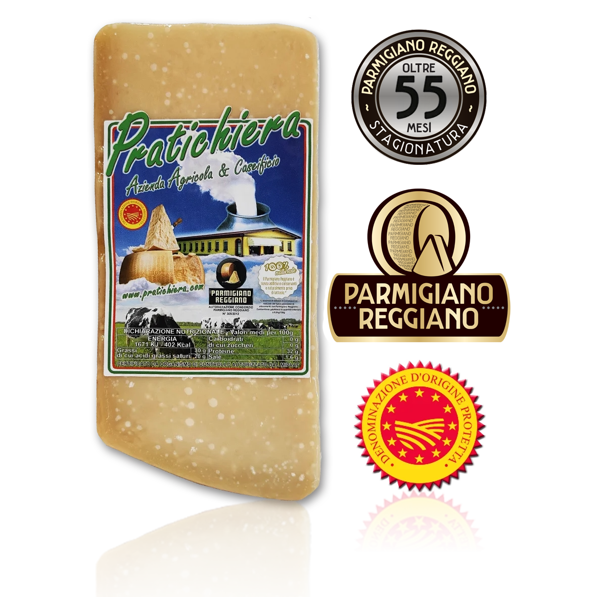 PARMIGIANO REGGIANO oltre 55 Mesi 1 Kg