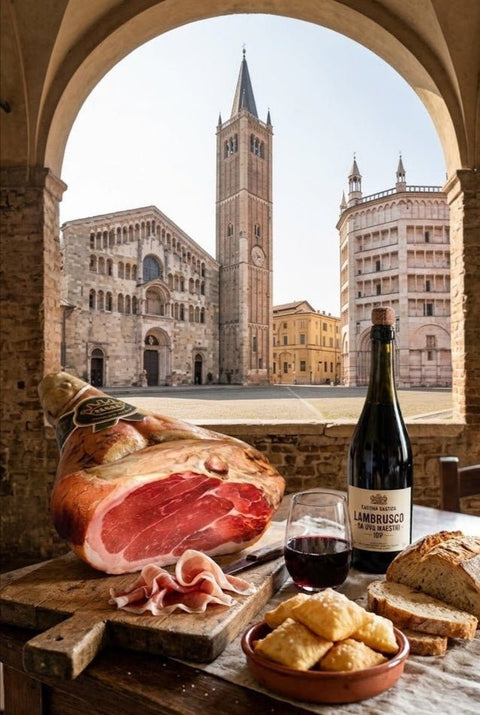 Prosciutto di Parma D.O.P. Stagionato oltre 26 mesi - 1/4 sotto vuoto 1600g circa - Pratichiera