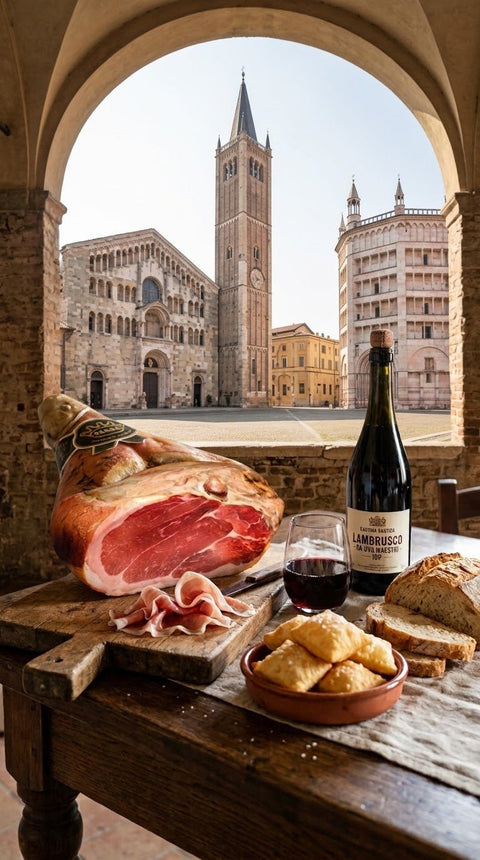 Prosciutto di Parma D.O.P. Stagionato oltre 26 mesi - 1/4 sotto vuoto 1600g circa - Pratichiera