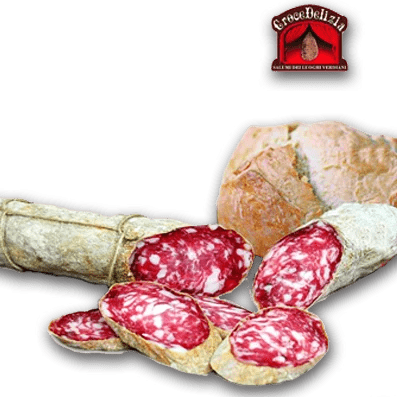 Salame Contadino Nostrano - SENZA GLUTINE E DERIVATI DEL LATTE - Pratichiera