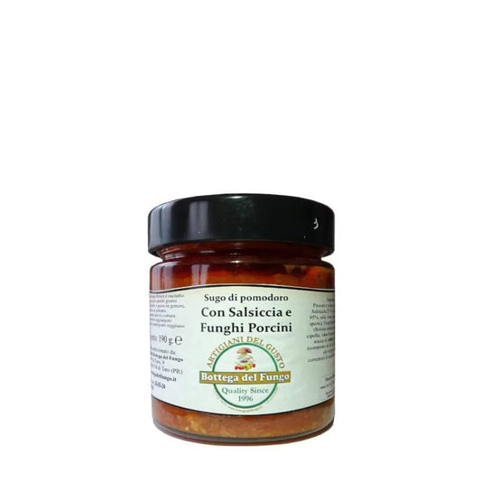 Sugo Salsiccia e Funghi Porcini 190g - Pratichiera